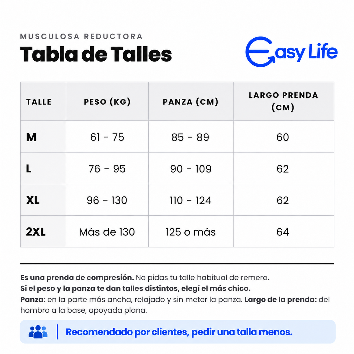 Musculosa Reductora - Easy Life™